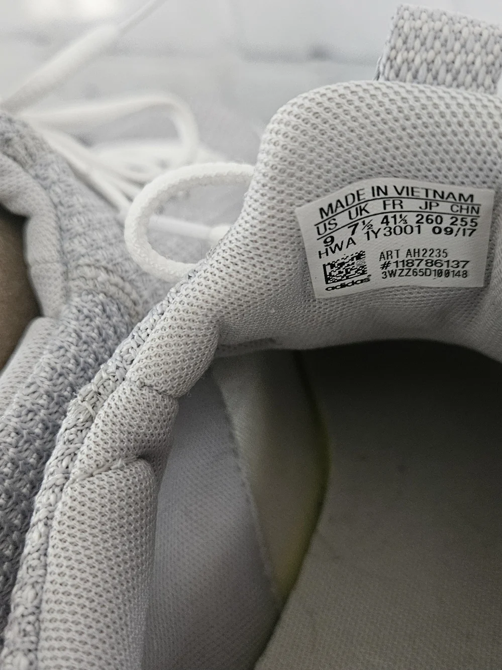 Adidas Women's Lite Grey Knit Court Sneakers